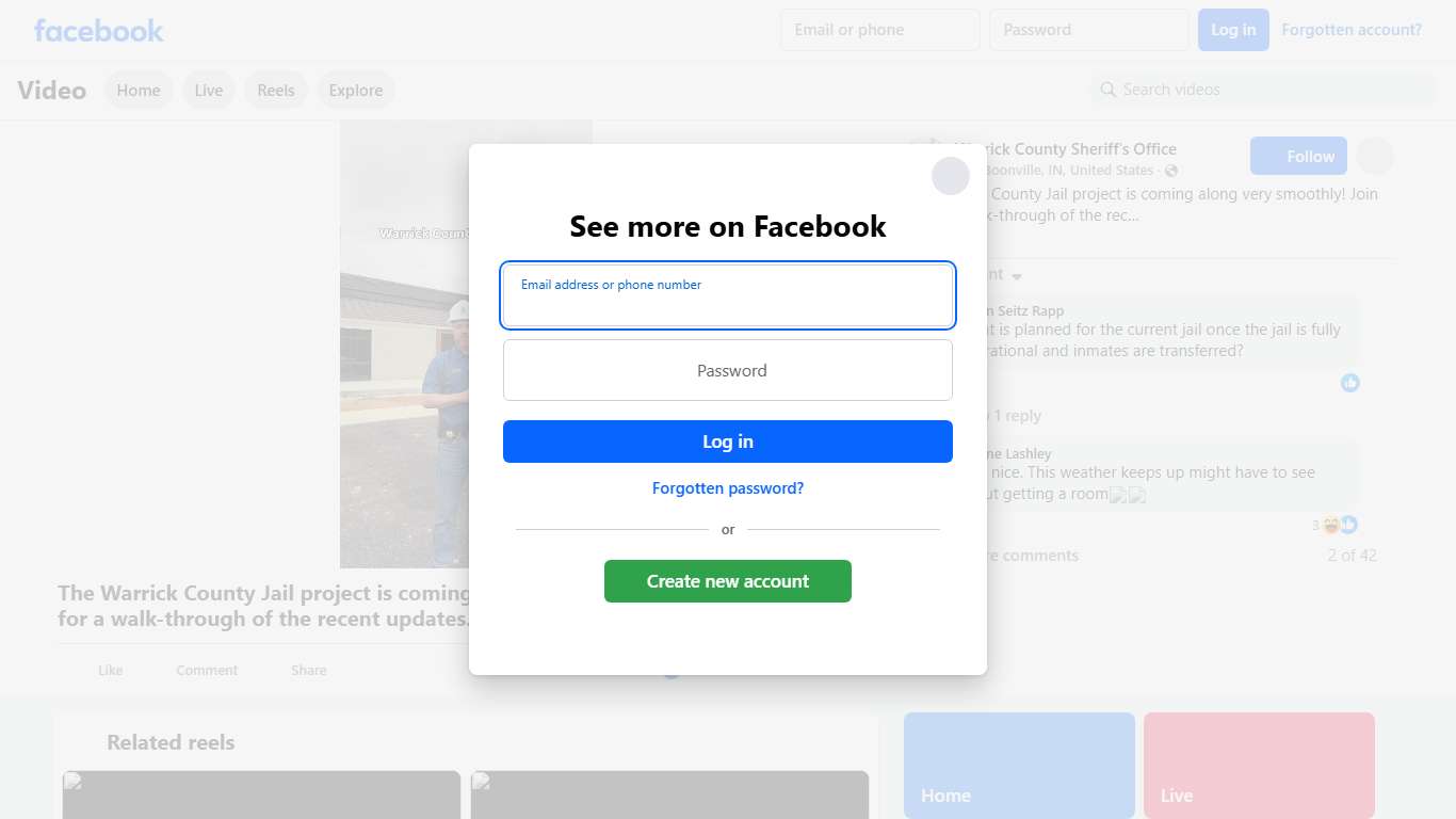 The Warrick County Jail project is coming along very smoothly! Join us for a walk-through of the recent updates. #warrickcountysheriff Warrick County Sheriff's Office Facebook